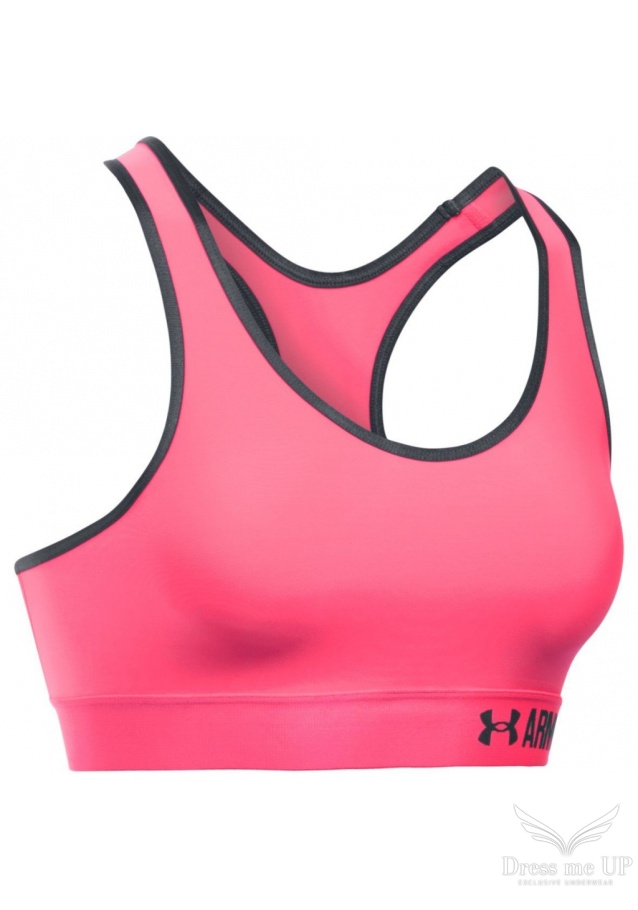Ružová športová podprsenka Armour Mid Solid 685