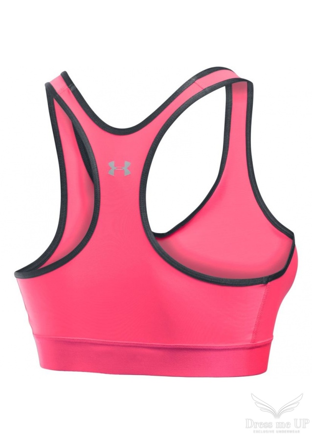 Ružová športová podprsenka Armour Mid Solid 685