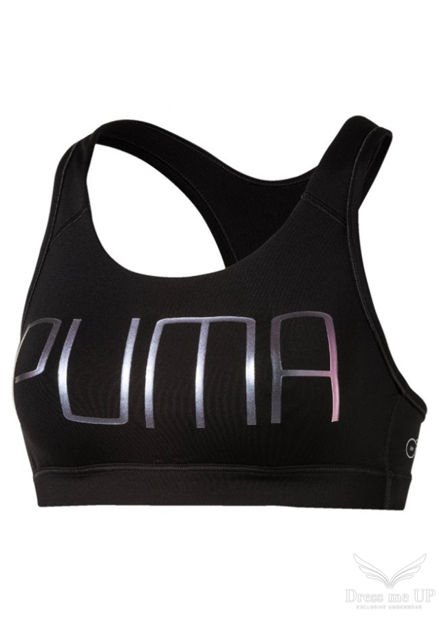 Čierna športová podprsenka PWRSHAPE Forever Puma