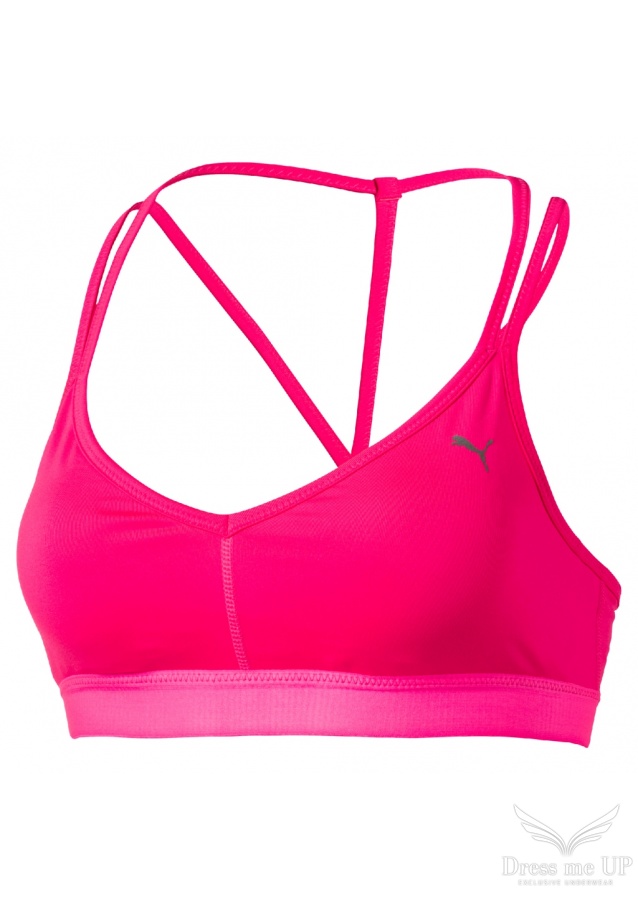 Ružová športová podprsenka Puma YOGINI Live Bra KNOCKOUT