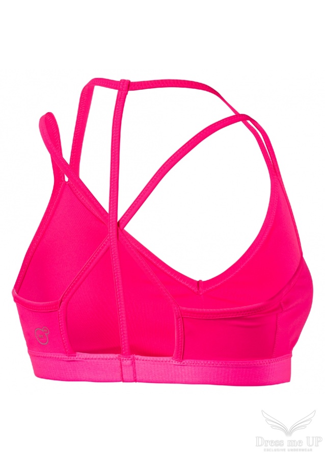 Ružová športová podprsenka Puma YOGINI Live Bra KNOCKOUT