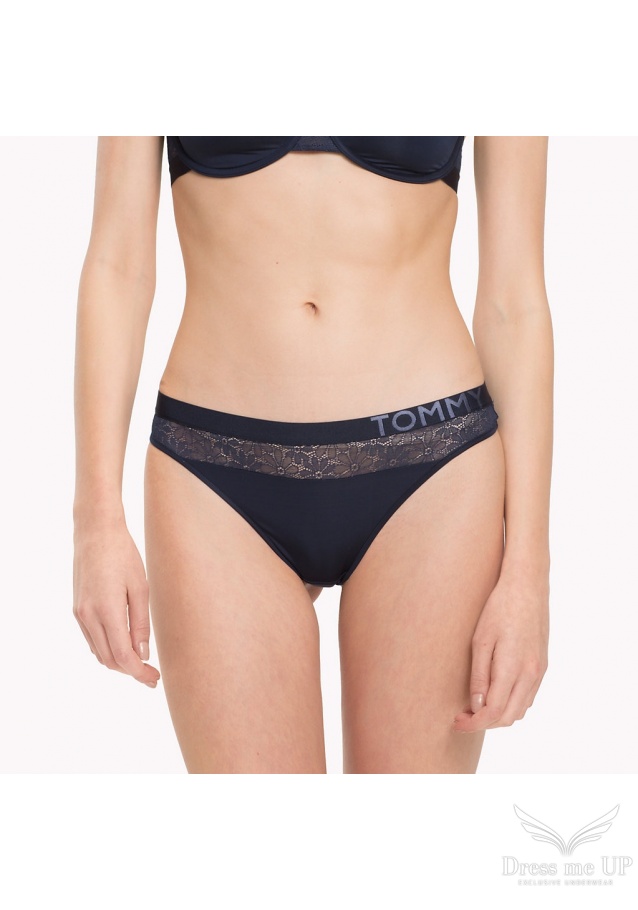  Dámske tangá Floral Mesh Tommy Hilfiger