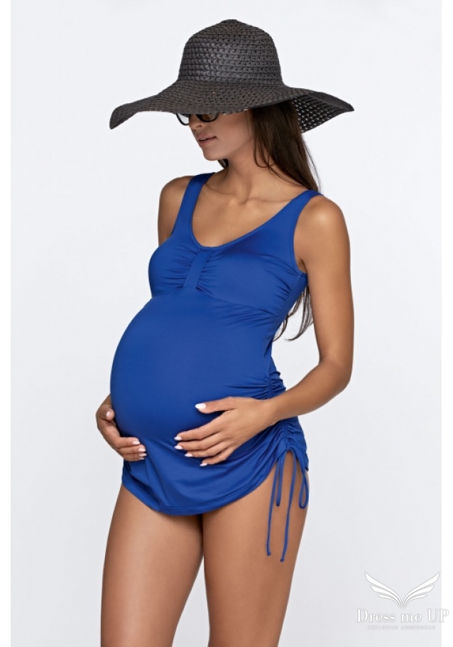 Tehotenské plavky modré-tankiny