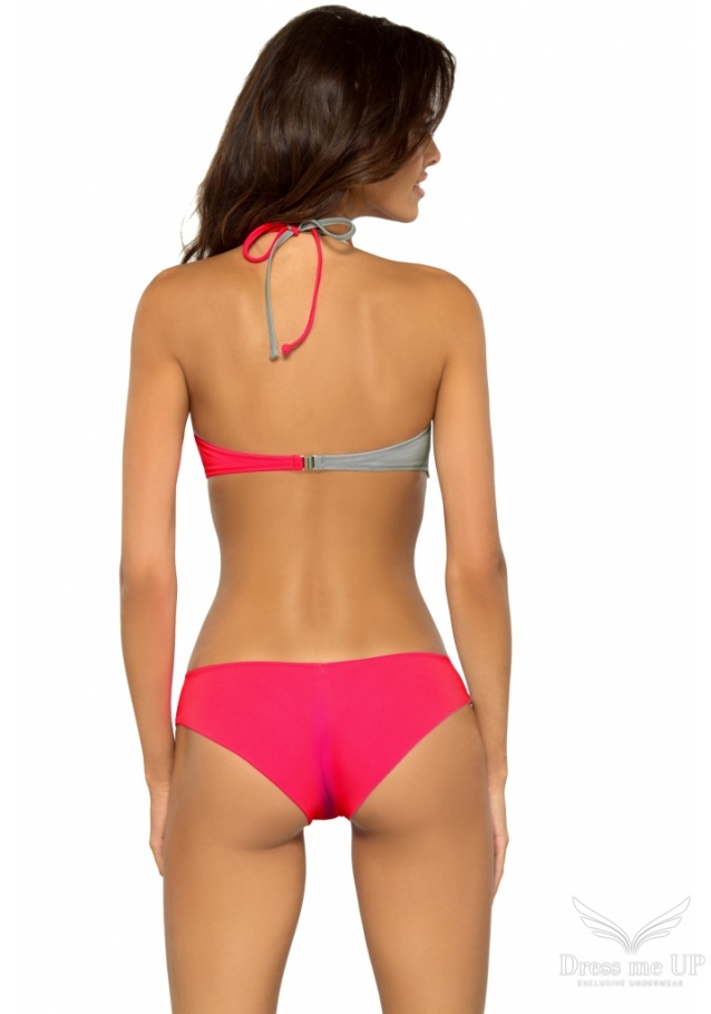 Dámske ružové Push Up plavky L2110