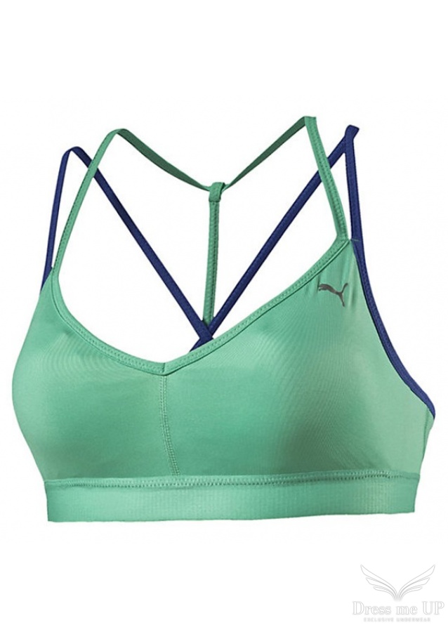 Zelená športová podprsenka Yogini Live Bra mint Puma