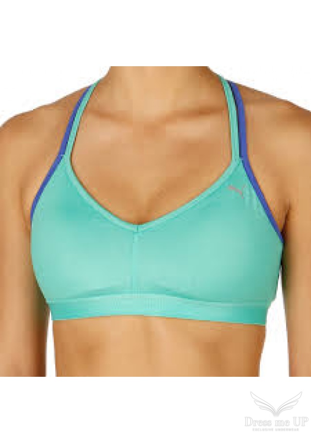 Zelená športová podprsenka Yogini Live Bra mint Puma