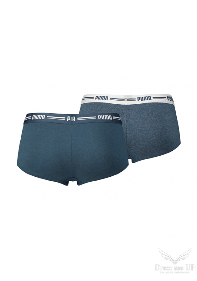 Modré dámske mini short Puma- 2ks balenie