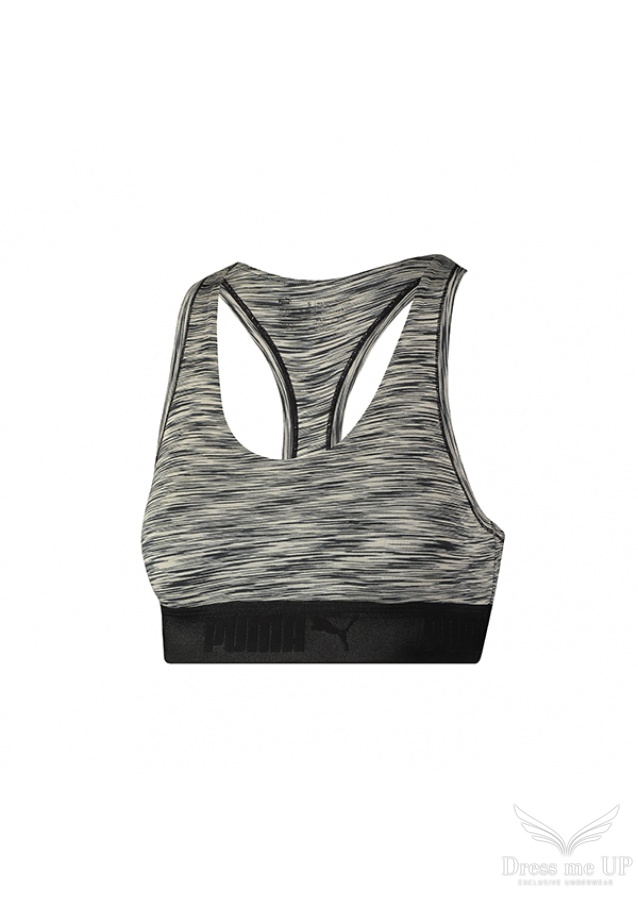 Šedý športový nevystužený bralet Puma