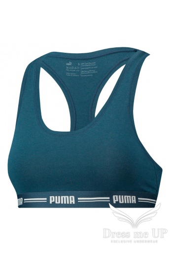 Modrý športový nevystužený bralet Puma