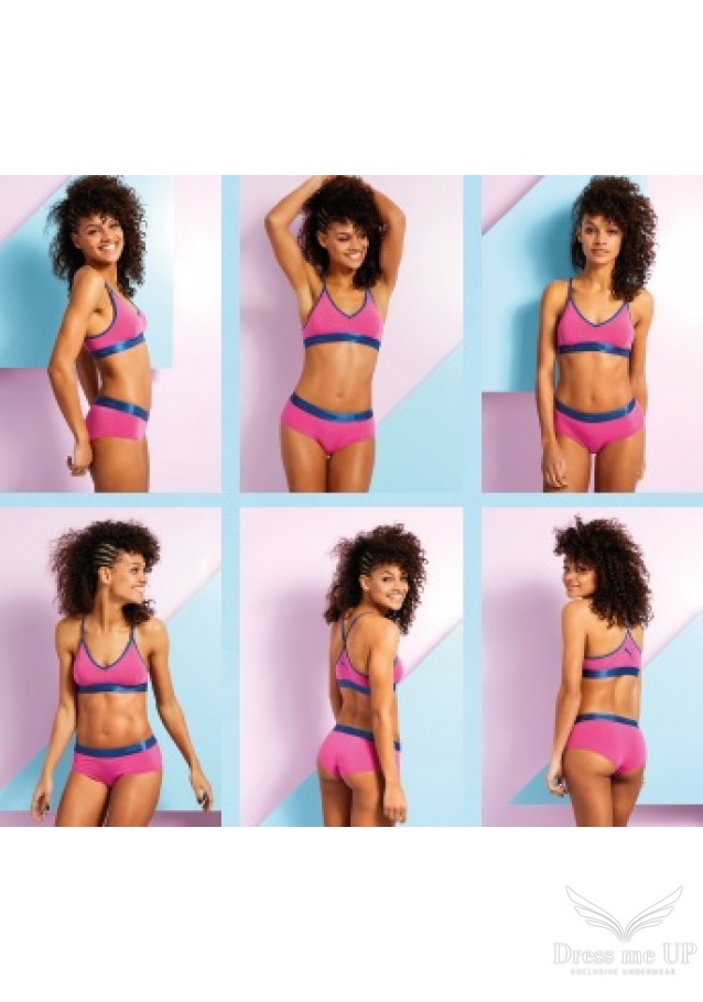 Ružový dámsky športový Bralet Puma