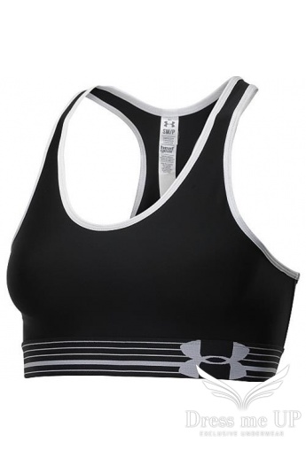 Čierna športová podprsenka HEATGEAR® ALPHA BRA