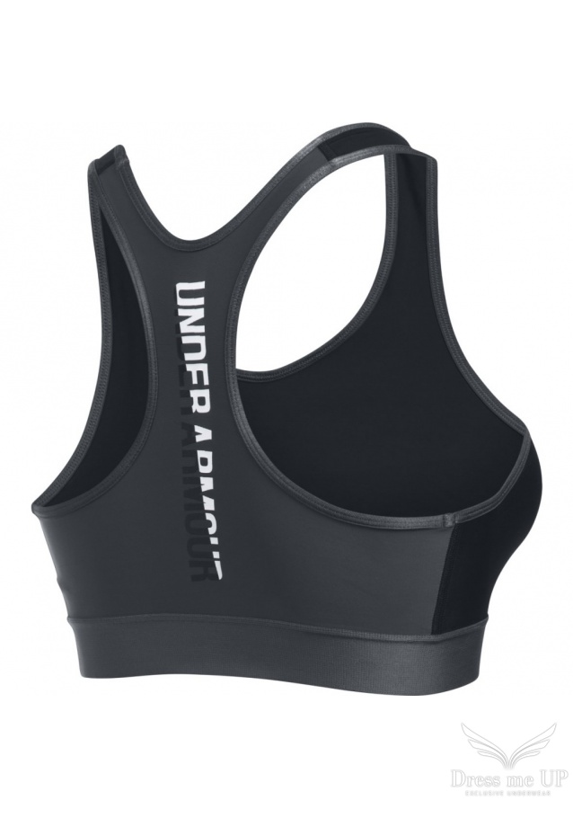 Čierna športová podprsenka Under Armour Mid GRAPHIC 001